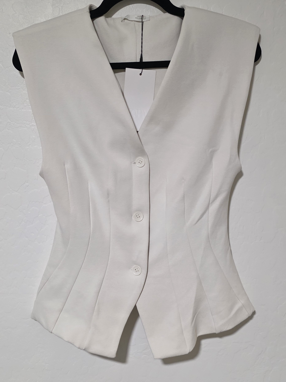 New With TAG, ZARA Button Up Vest